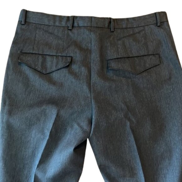 Marni - Women's Wool Twill Charcoal Trousers with Belt Loop - Size 42 - Picture 9 of 11